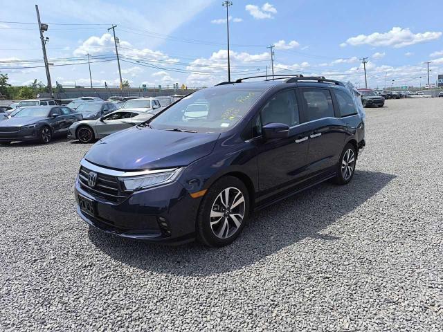 5FNRL6H83PB059891 - 2023 HONDA ODYSSEY TOURING BLUE photo 1