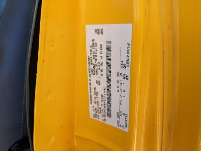 1FDWE3FSXEDA41432 - 2014 FORD ECONOLINE E350 SUPER DUTY CUTAWAY VAN YELLOW photo 12