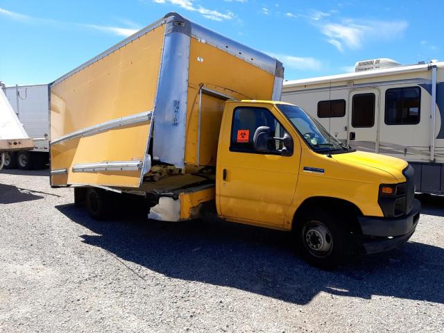 1FDWE3FSXEDA41432 - 2014 FORD ECONOLINE E350 SUPER DUTY CUTAWAY VAN YELLOW photo 4