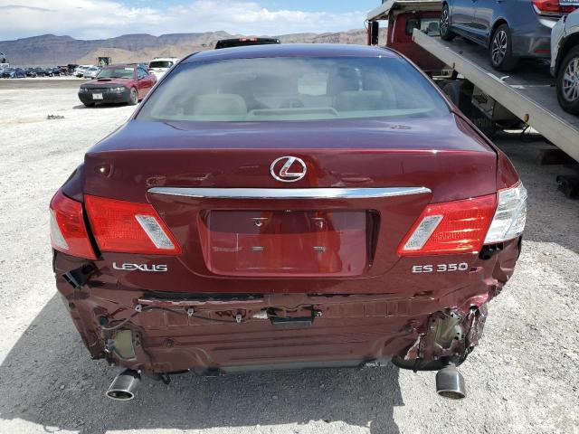 JTHBJ46G682214989 - 2008 LEXUS ES 350 BURGUNDY photo 6