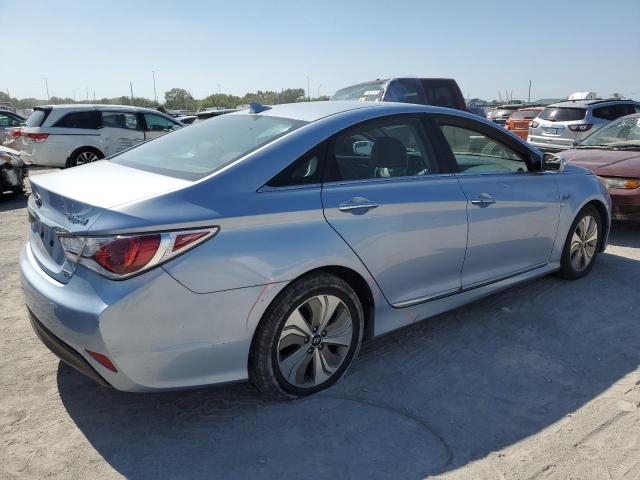 KMHEC4A44DA091632 - 2013 HYUNDAI SONATA HYBRID BLUE photo 3