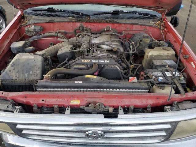 JT4VD22E6S0007956 - 1995 TOYOTA T100 XTRACAB DX RED photo 11