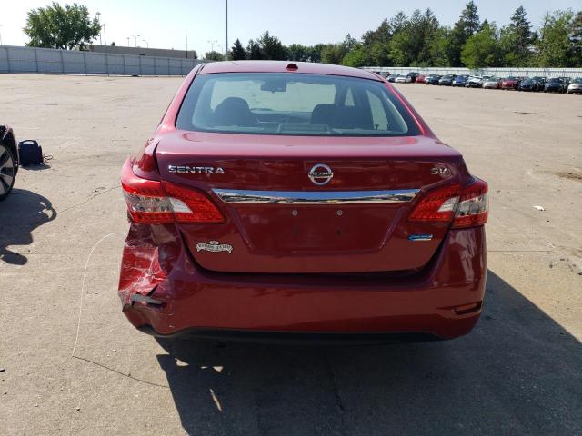 3N1AB7AP8DL658941 - 2013 NISSAN SENTRA S BURGUNDY photo 6