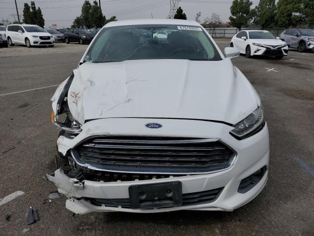 3FA6P0LU0DR159097 - 2013 FORD FUSION SE HYBRID WHITE photo 5