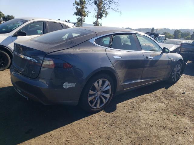 5YJSA1S14EFP62161 - 2014 TESLA MODEL S Grau Foto 3
