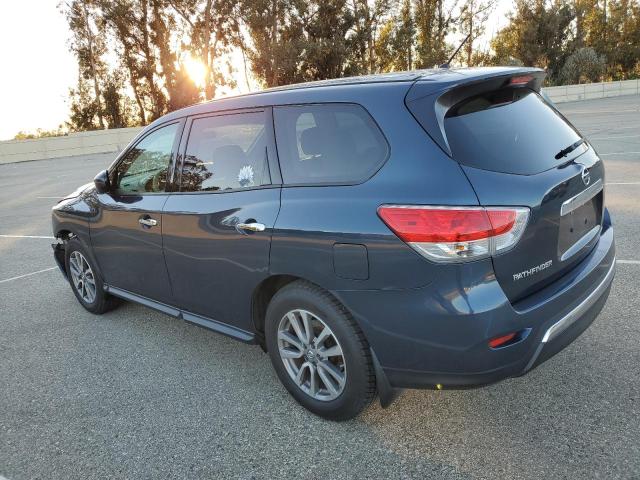 5N1AR2MN9EC676847 - 2014 NISSAN PATHFINDER S BLUE photo 2