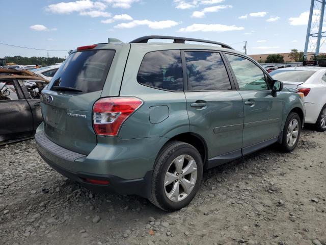 JF2SJADC2GH416614 - 2016 SUBARU FORESTER 2.5I PREMIUM GREEN photo 3