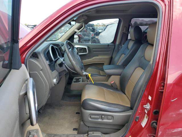 2HJYK16516H524473 - 2006 HONDA RIDGELINE RTL BURGUNDY photo 7