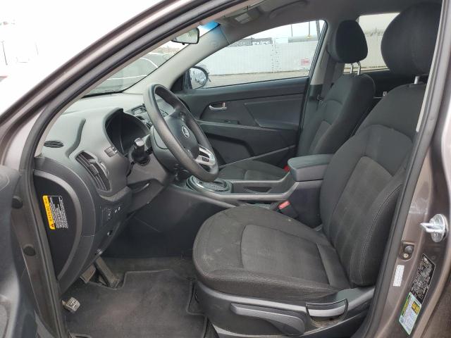 KNDPB3A29C7285366 - 2012 KIA SPORTAGE BASE SILVER photo 7