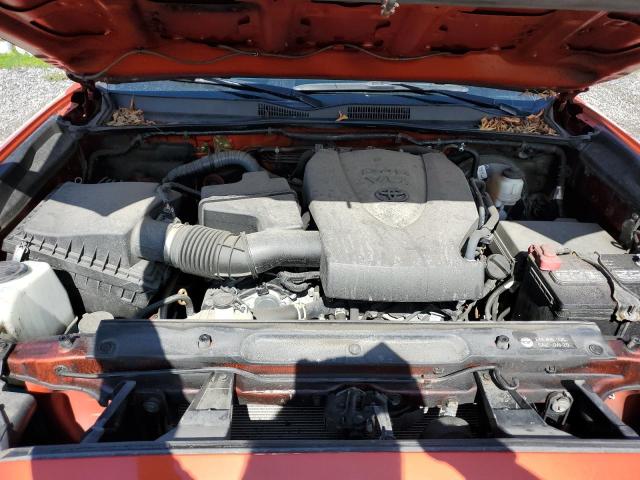 5TFSZ5AN6HX114805 - 2017 TOYOTA TACOMA ACCESS CAB ნარინჯისფერი ფოტო 11