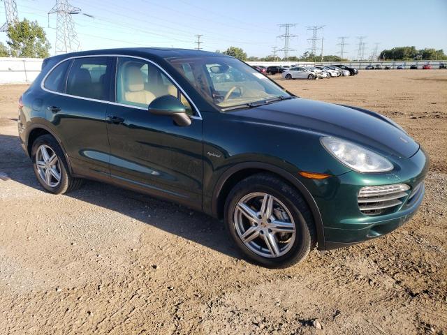 WP1AE2A23BLA92237 - 2011 PORSCHE CAYENNE S HYBRID GREEN photo 4