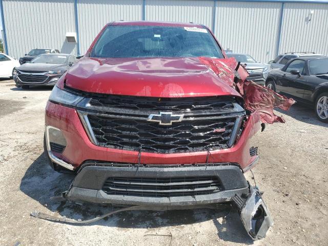 1GNERJKW6NJ103161 - 2022 CHEVROLET TRAVERSE RS RED photo 5