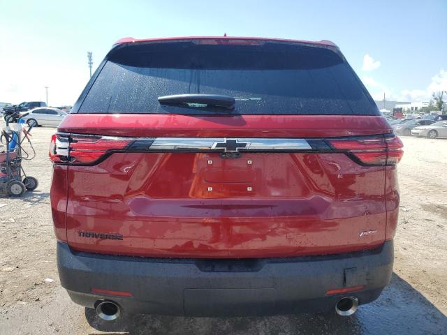 1GNERJKW6NJ103161 - 2022 CHEVROLET TRAVERSE RS RED photo 6