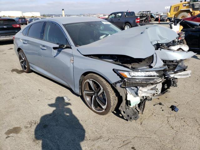 1HGCV1F44MA019070 - 2021 HONDA ACCORD SPORT SE GRAY photo 4