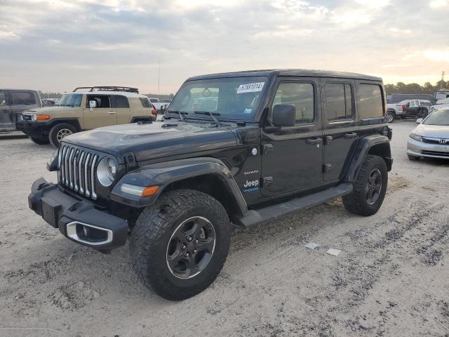 1C4JJXP68MW724008 - 2021 JEEP WRANGLER U SAHARA 4XE BLACK photo 1