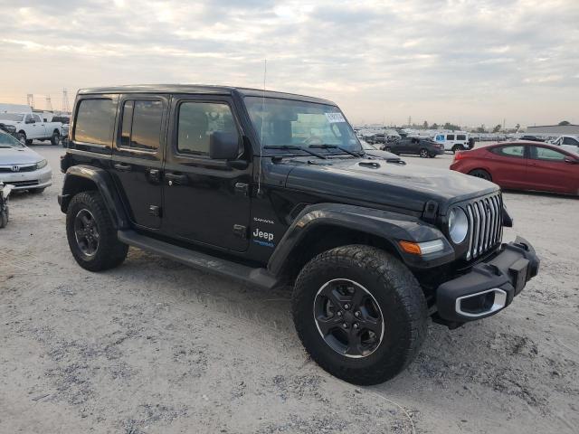 1C4JJXP68MW724008 - 2021 JEEP WRANGLER U SAHARA 4XE BLACK photo 4