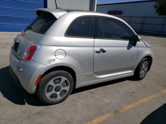 3C3CFFGEXET294523 - 2014 FIAT 500 ELECTRIC SILVER photo 3