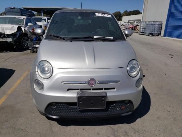 3C3CFFGEXET294523 - 2014 FIAT 500 ELECTRIC SILVER photo 5