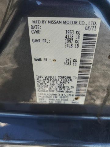 1N4BL4DV9MN395596 - 2021 NISSAN ALTIMA SV GRAY photo 13