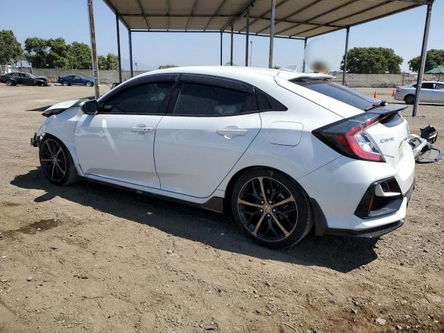 SHHFK7H97MU409117 - 2021 HONDA CIVIC SPORT TOURING WHITE photo 2