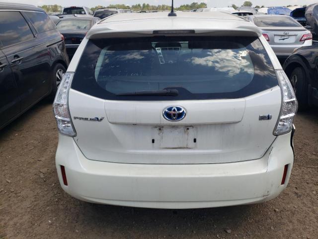 JTDZN3EU8C3048628 - 2012 TOYOTA PRIUS V WHITE photo 6