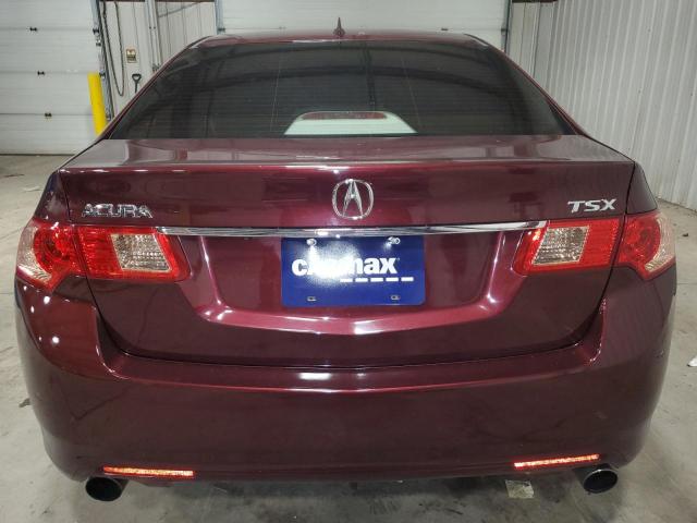 JH4CU2F60BC000346 - 2011 ACURA TSX BURGUNDY photo 6