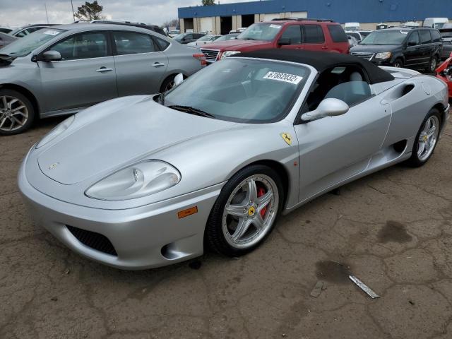 ZFFYT53A520127570 - 2002 FERRARI 360 SPIDER SILVER photo 1