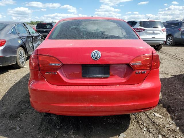 3VWDP7AJ1DM417608 - 2013 VOLKSWAGEN JETTA HYBR SE RED photo 6