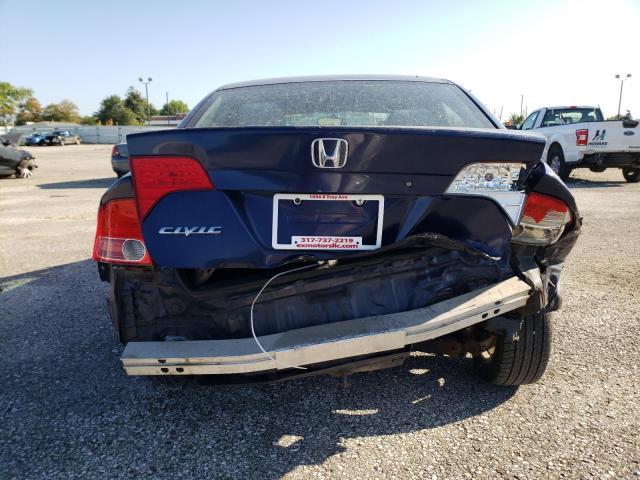 1HGFA168X7L013813 - 2007 HONDA CIVIC EX BLUE photo 6