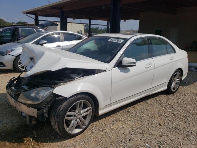 WDDGF4HB2EA943721 - 2014 MERCEDES-BENZ C250 250 WHITE photo 1