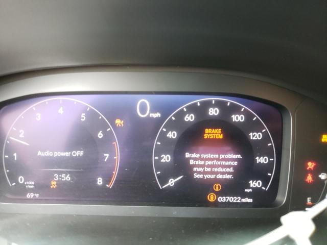 19XFL1G85NE009746 - 2022 HONDA CIVIC SPORT TOURING Blau Foto 9