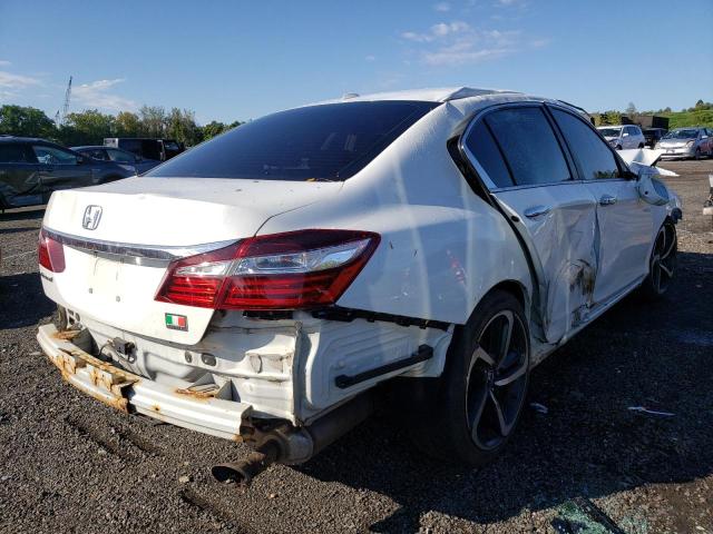 1HGCR2F90HA029199 - 2017 HONDA ACCORD EXL WHITE photo 3