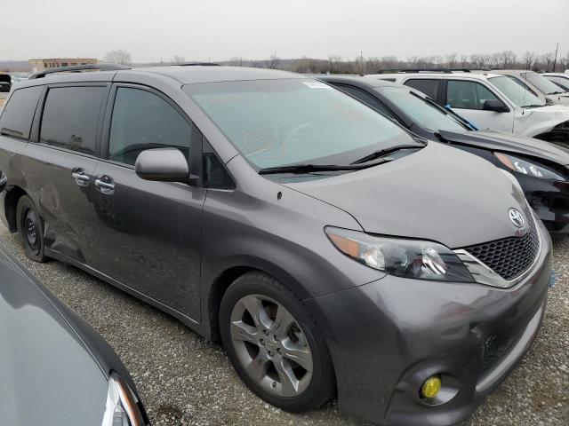 5TDXK3DC5DS341749 - 2013 TOYOTA SIENNA SPORT GRAY photo 4