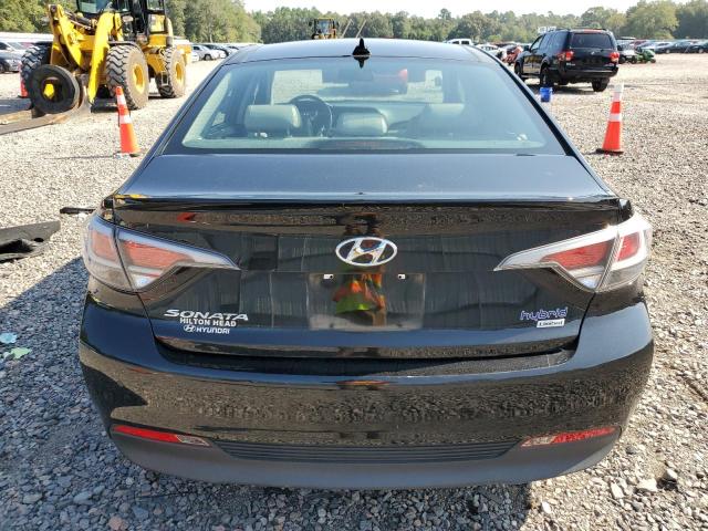 KMHE34L15GA022780 - 2016 HYUNDAI SONATA HYBRID BLACK photo 6