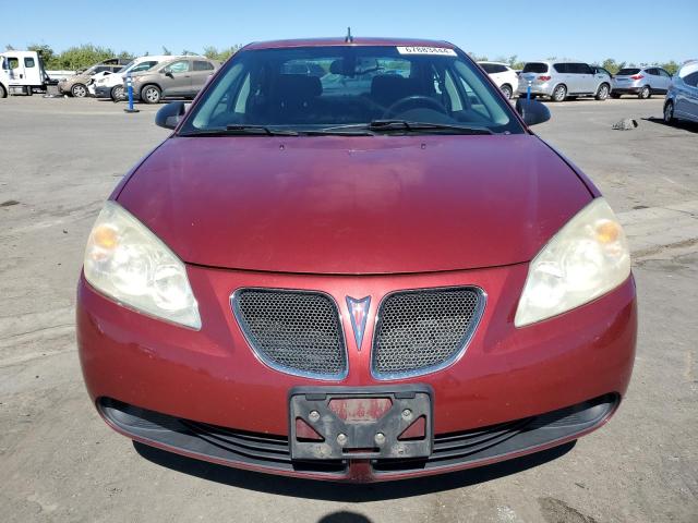 1G2ZG57B894128679 - 2009 PONTIAC G6 RED photo 5