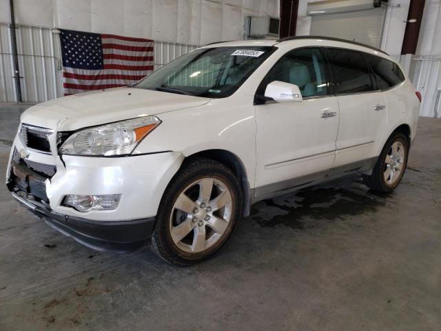 1GNKVLED5BJ392761 - 2011 CHEVROLET TRAVERSE LTZ CREAM photo 1