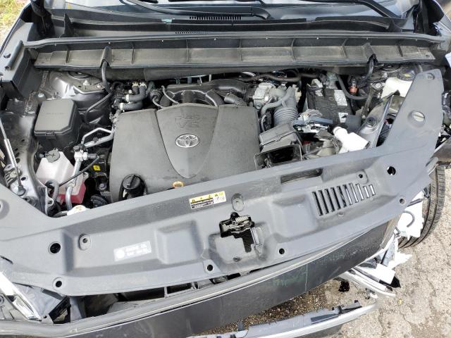 5TDGZRBH4NS587884 - 2022 TOYOTA HIGHLANDER XLE BLACK photo 12