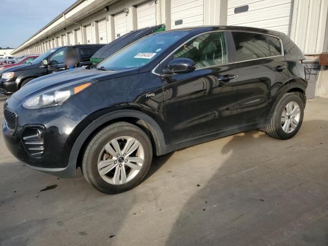 KNDPMCAC2H7299636 - 2017 KIA SPORTAGE LX BLACK photo 1