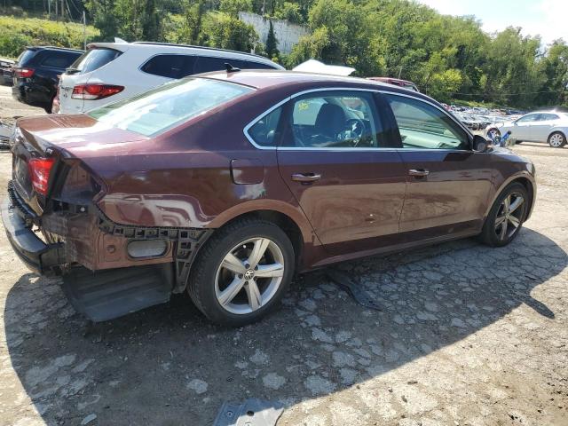 1VWBP7A31DC106206 - 2013 VOLKSWAGEN PASSAT SE RED photo 3