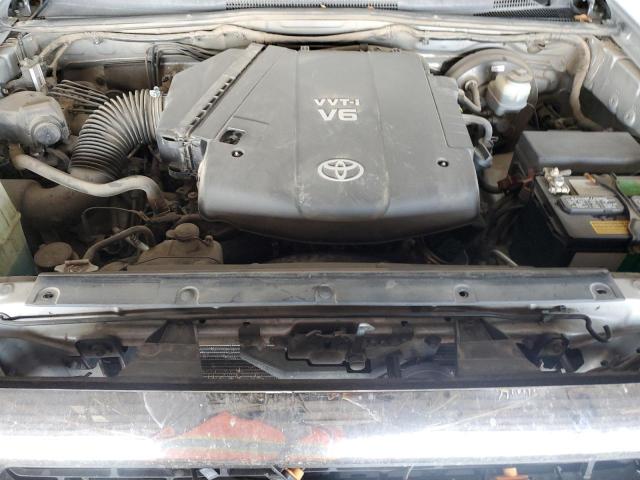 3TMJU4GN2CM134544 - 2012 TOYOTA TACOMA DOUBLE CAB PRERUNNER GRAY photo 11