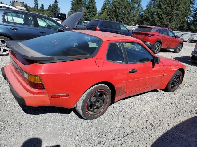 WP0AB094XHN470118 - 1987 PORSCHE 944 RED photo 3