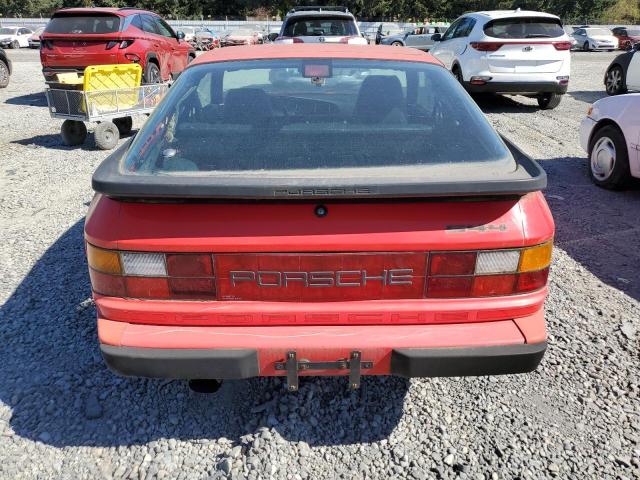 WP0AB094XHN470118 - 1987 PORSCHE 944 RED photo 6