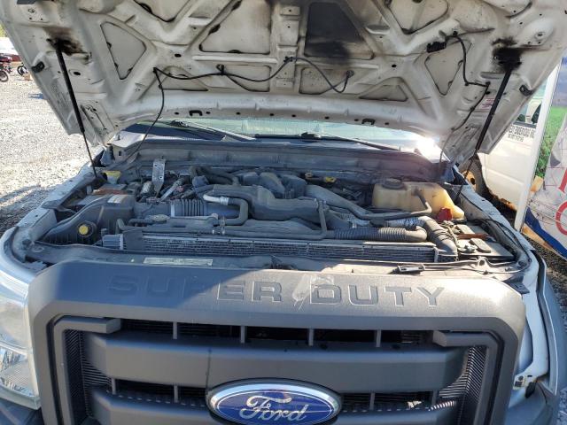 1FDUF4GT2BEC03657 - 2011 FORD F450 SUPER DUTY WHITE photo 11