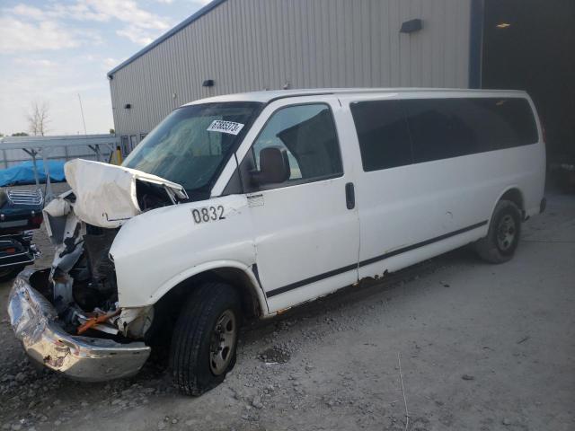 1GJHG39K881149016 - 2008 GMC SAVANA G3500 WHITE photo 1