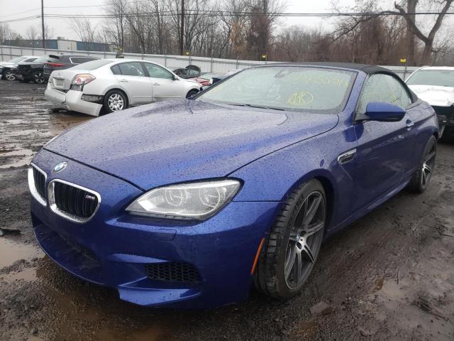 WBSLZ9C5XED651045 - 2014 BMW M6 BLUE photo 2
