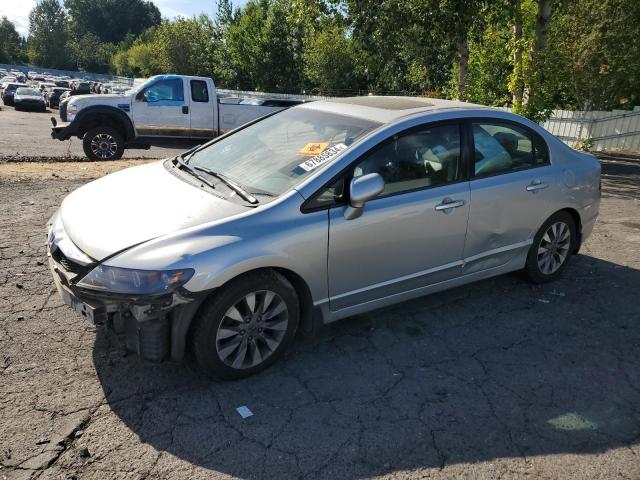 2HGFA16999H338171 - 2009 HONDA CIVIC EXL ვერცხლისფერი ფოტო 1