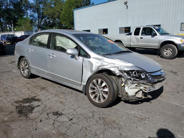 2HGFA16999H338171 - 2009 HONDA CIVIC EXL SILVER photo 4