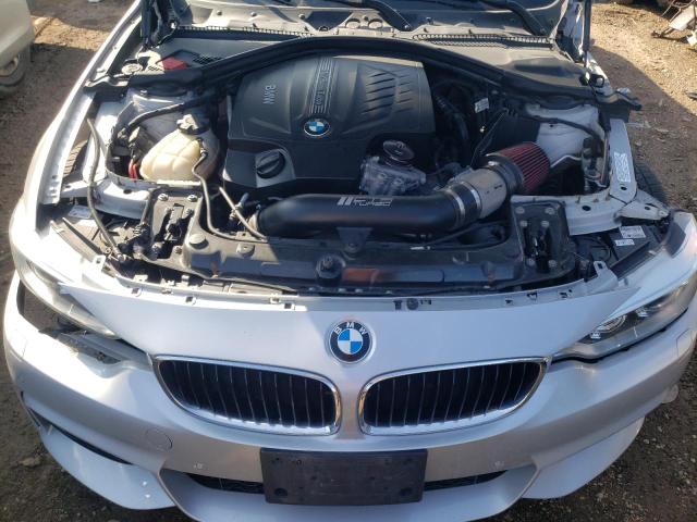 WBA3R5C59EK186606 - 2014 BMW 435 XI SILVER photo 11