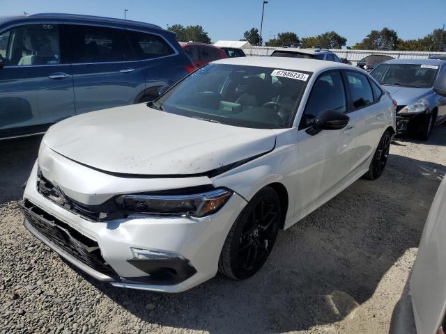 2HGFE2F58NH518999 - 2022 HONDA CIVIC SPORT თეთრი ფოტო 1