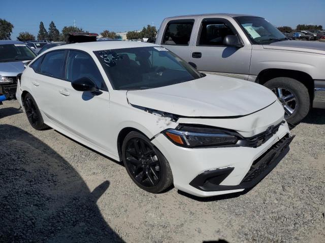 2HGFE2F58NH518999 - 2022 HONDA CIVIC SPORT თეთრი ფოტო 4